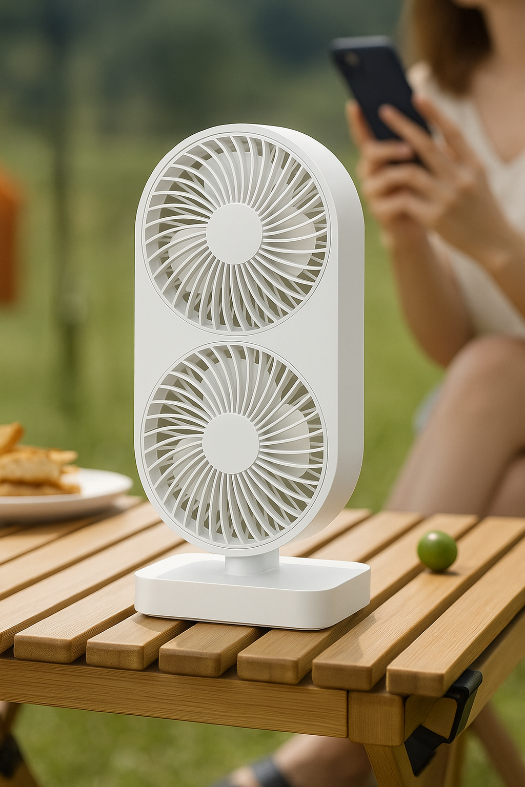 Ventilador recargable