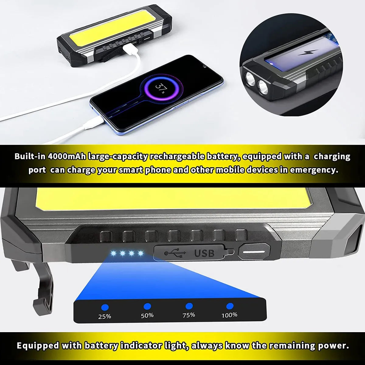 Linterna multifuncional